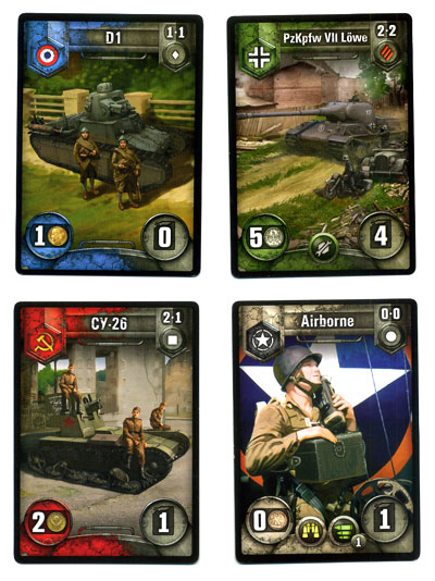 World of Tanks: Rush vehicle cards