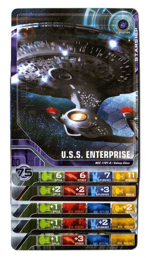Star Trek Deck Building Game U.S.S Enterprise cards