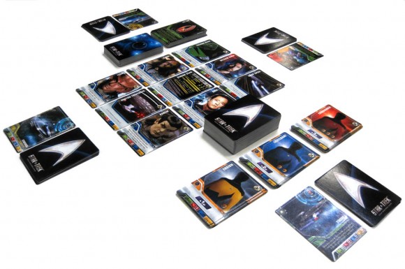 Star Trek Deck Building Game: The Next Generation in play