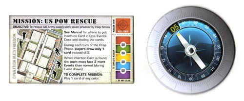 Hooyah mission card and timer