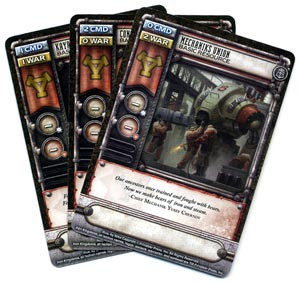 Warmachine: High Command resource cards