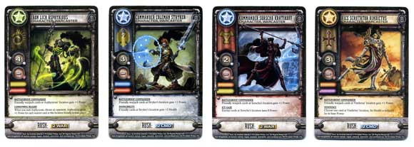 Warmachine: High Command warcaster cards