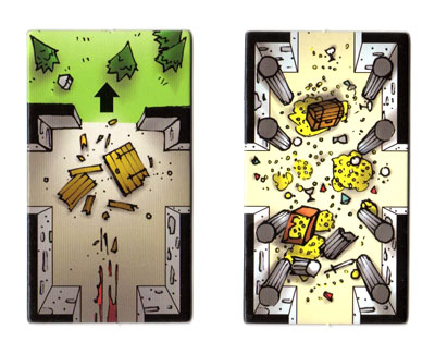 Rumble in the Dungeon entrance and treasure tiles
