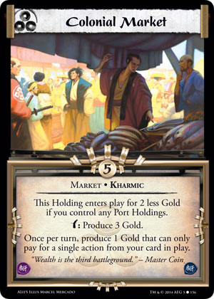 L5R: A Line in the Sand - Colonial Market