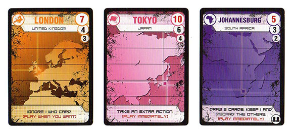 Pandemic: Contagion city cards