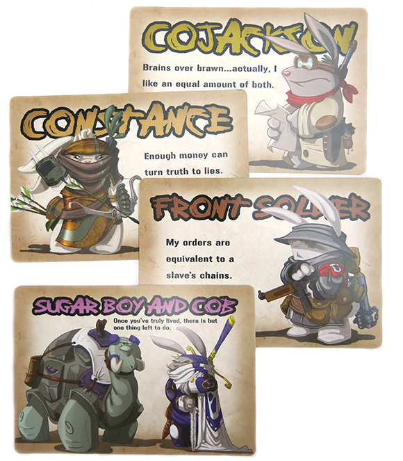 Cross Hares Character Cards