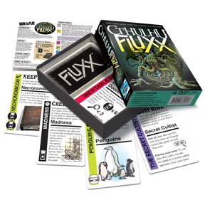 Cthulhu Fluxx box and contents