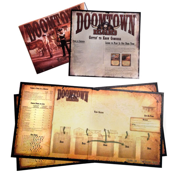 Doomtown: Reloaded books and boards