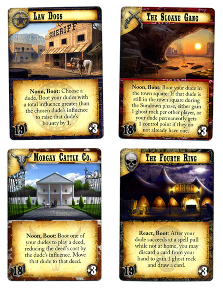 Doomtown: Reloaded outfit cards