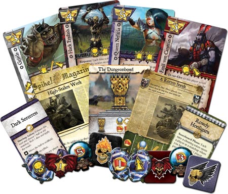 Blood Bowl: Team Manager - Sudden Death expansion components