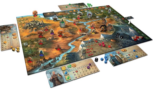 Legends of Andor game in play