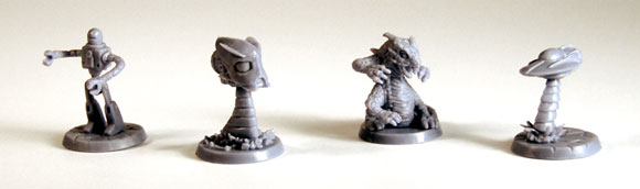 Conquest of Planet Earth board game figures