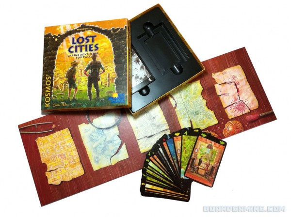 Lost Cities - box and contents