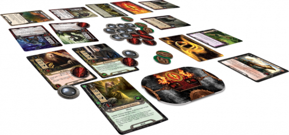 The Lord of the Rings: The Card Game in play