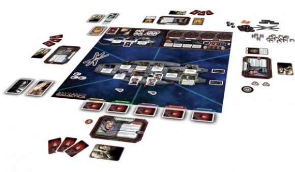 Battlestar Galactica game in play