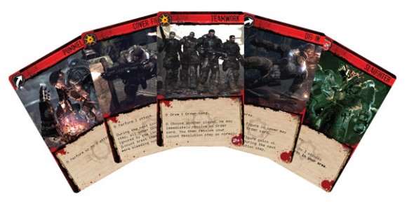 Gears of War: The Board Game order cards