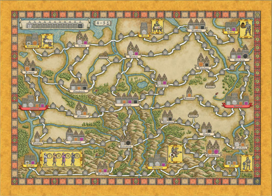 Hansa Teutonica Game Board