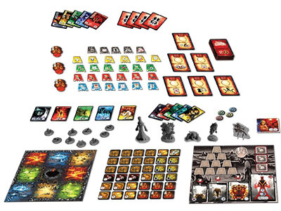 Ghost Stories: Black Secrets game components