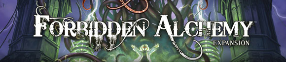 Mansions of Madness: Forbidden Alchemy expansion title