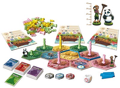 Takenoko game components