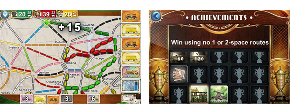 Ticket to Ride Pocket screen shots