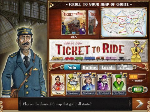 viel Verdienen tennis Ticket to Ride