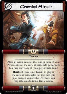 L5R Crowded Streets card