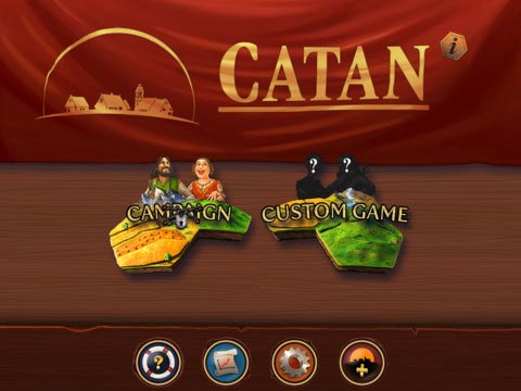 Catan home screen