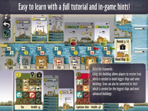 Le Havre tutorial screen