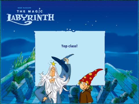 The Magic Labyrinth win screen