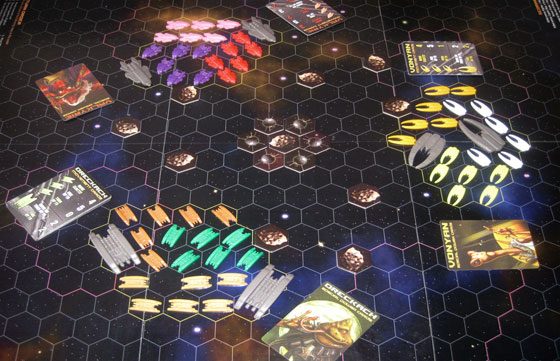 Battle Beyond Space game in play