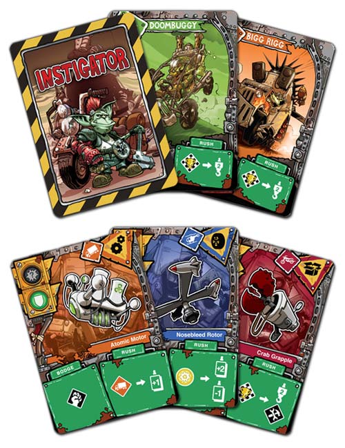 Heap card game cards