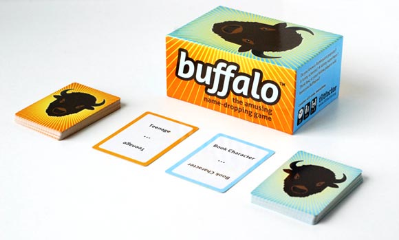 buffalo card and party game in play