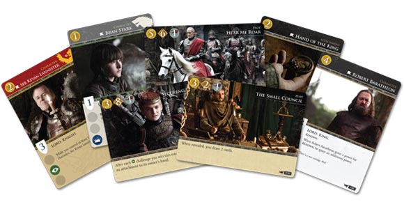 Game of Thrones: The Card Game sample cards 1