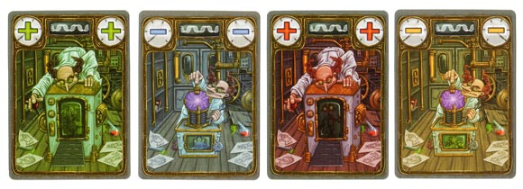 Crazy Creatures of Dr. Gloom machine cards