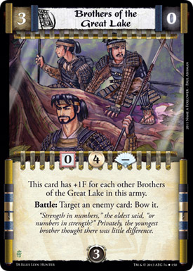 L5R Torn Asunder Brothers of the Great Lake card