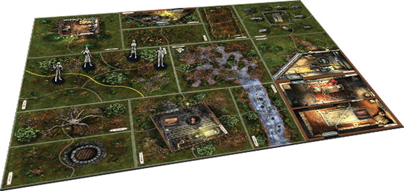 Mansions of Madness: Call of the Wild board layout