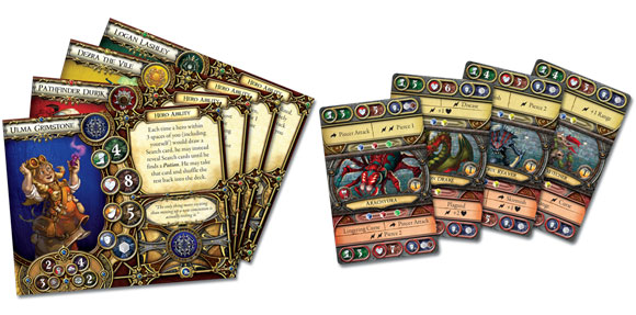 Descent Second Edition: Labyrinth of Ruin expansion cards