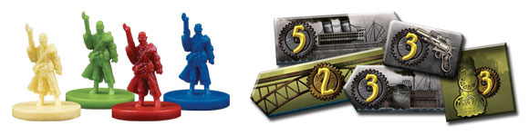 Gearworld board game components