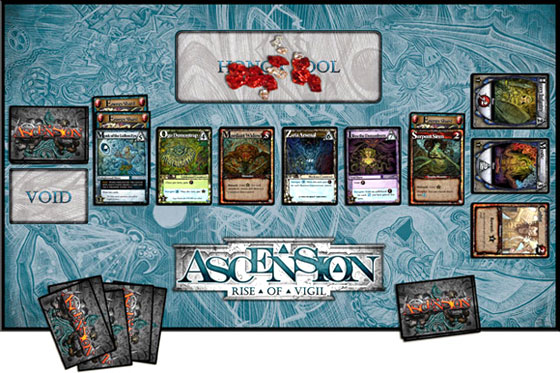 Ascension: Rise of Vigil game in play