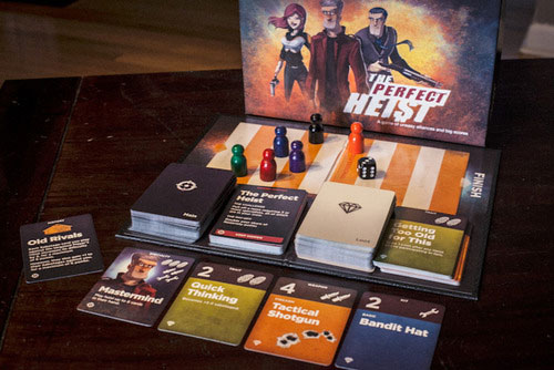 The Perfect Heist game components