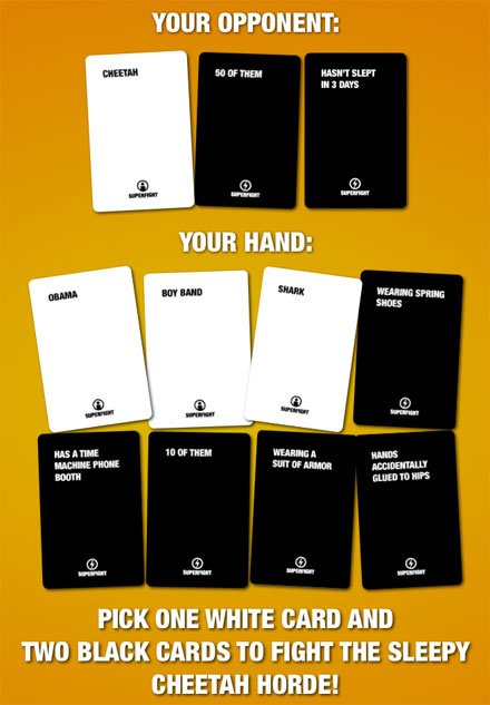 Superfight cards