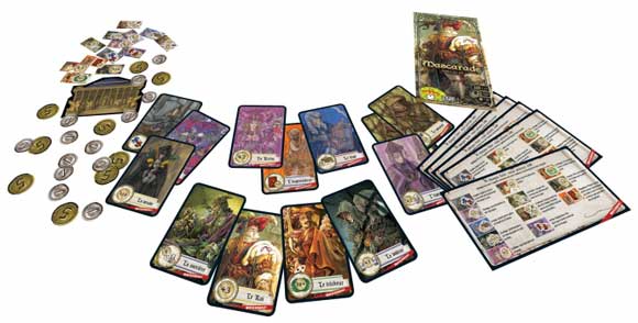 Mascarade game components