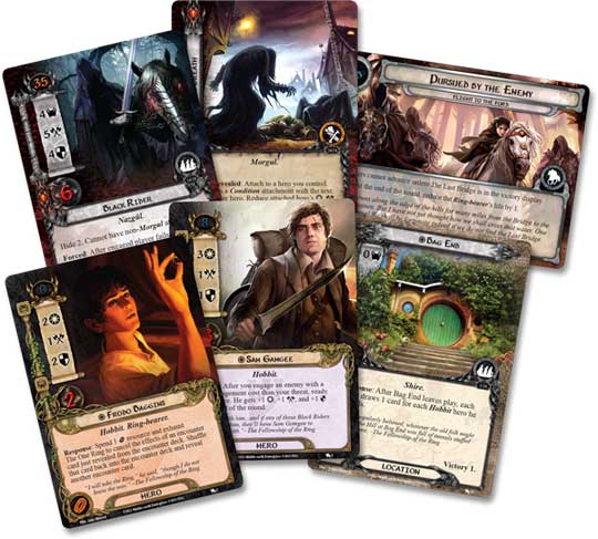 LOTR LCG Black Riders Saga Expansion cards