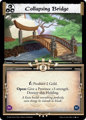 L5R: Ivory Edition - Collapsing Bridge card