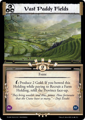 L5R: Ivory Edition - Vast Paddy Fields card