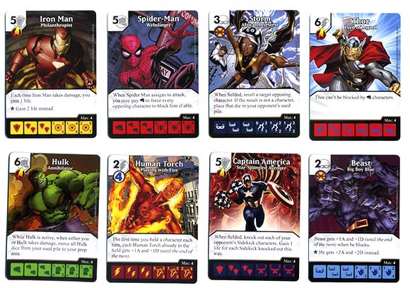 Marvel Dice Masters X-MEN First Class COLOSSUS RARE Uncommon Set CUR 4 dice 
