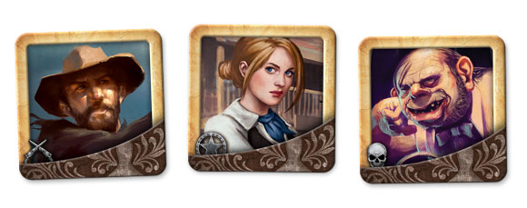 Doomtown avatars on BoardGaming.com