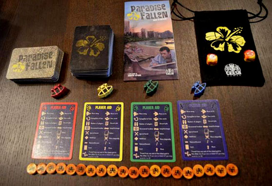 Paradise Fallen: The Card Game, Board Game