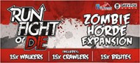 Run, Fight, or Die! Zombie Horde Expansion - Board Game Box Shot